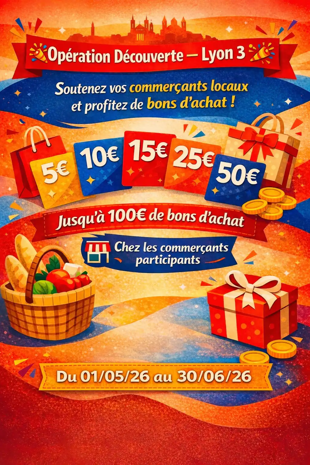 Affiche - Opération commerciale - Saxe Avenue