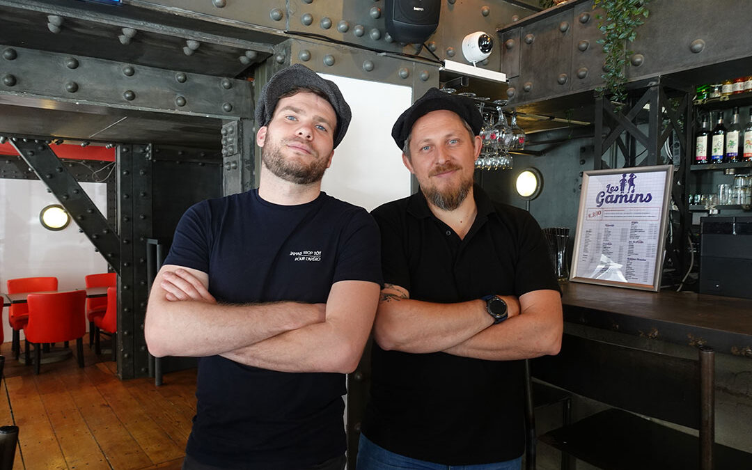 Jérôme Desfonds et Romain Fargeot, les gérants du bar les Gamins